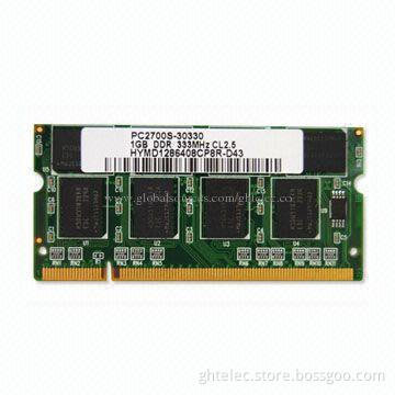 ETT original chips DDR 1GB 333MHz RAM memory for laptop in stock/work with motherboards/cheap price